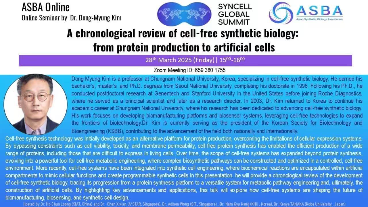 chronological review of cell-free synthetic biology: from protein production to artificial cells