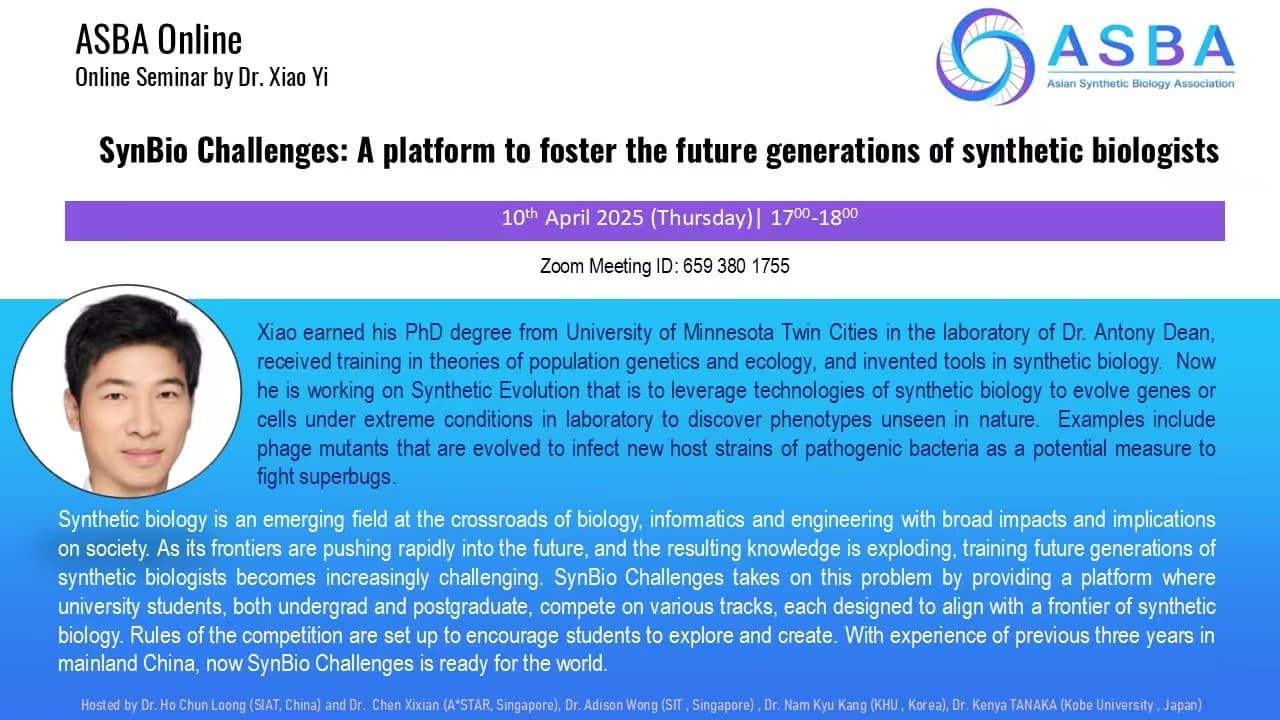SynBio Challenges: platform to foster future generations of synthetic biologists